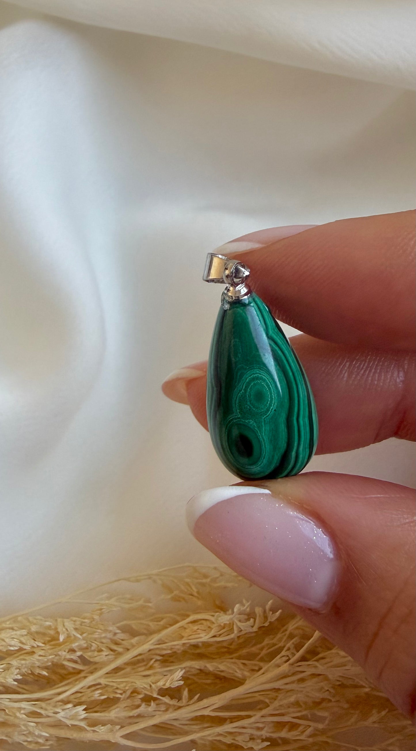 Malachite pendant